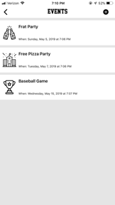 The College App screenshot