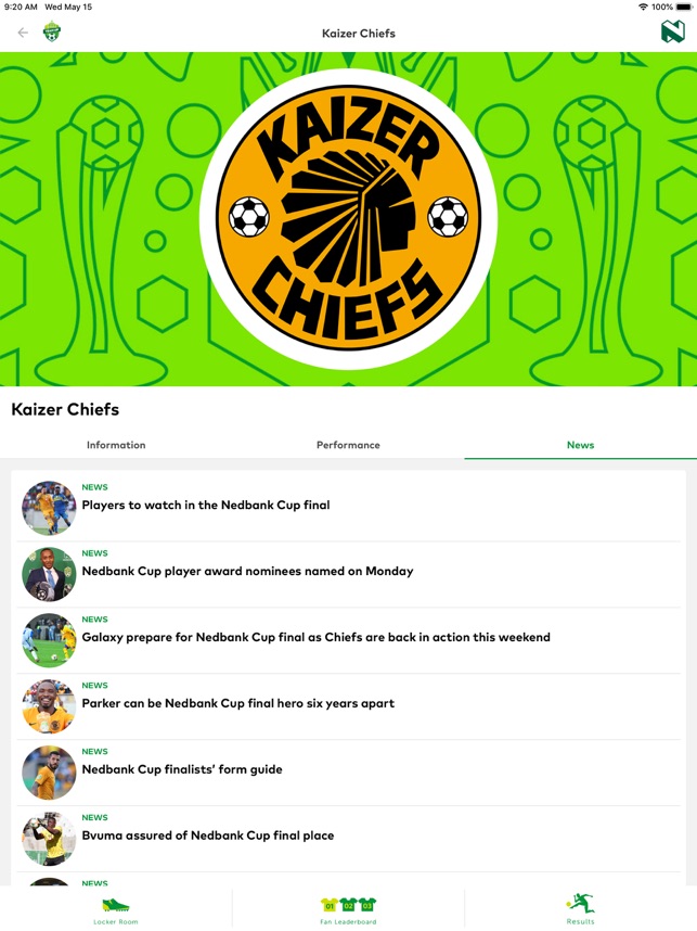 Nedbank Cup Ke Yona Im App Store