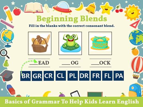 Kids Grammar and Vocabulary iPad screenshot