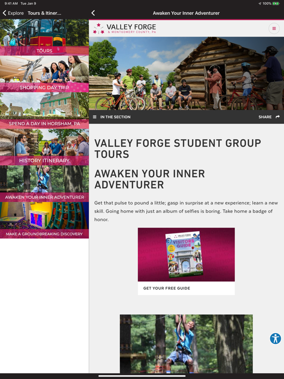 Screenshot #6 pour Visit Valley Forge