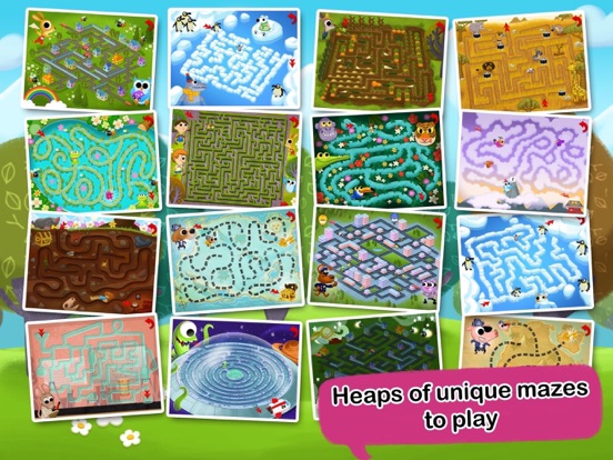Preschool Maze 123 iPad screenshot