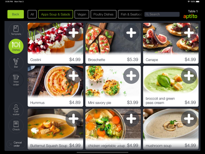 Aptito Menu Digital Network