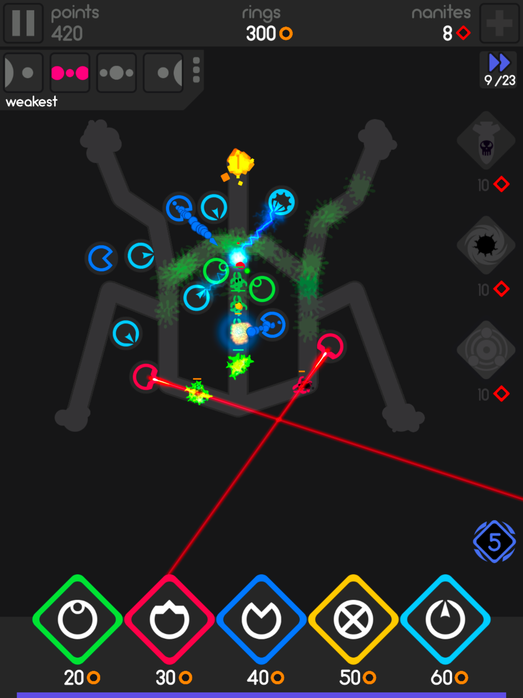 Color Defense - A TD Puzzler