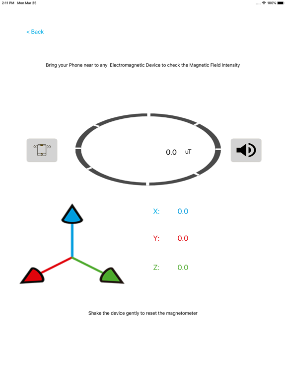 Screenshot #6 pour Magnetometer Pro