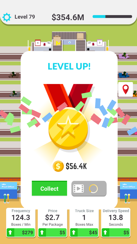 #5. Post Office: Idle Game (iOS) Podle: Murat Kul