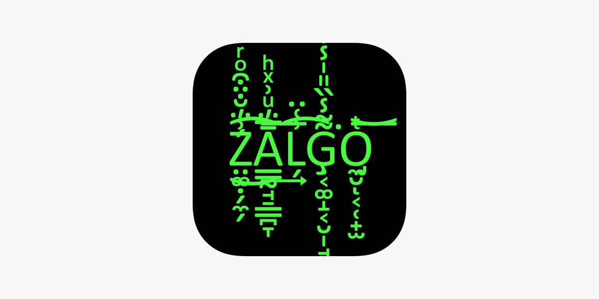 Zalgo on the App Store