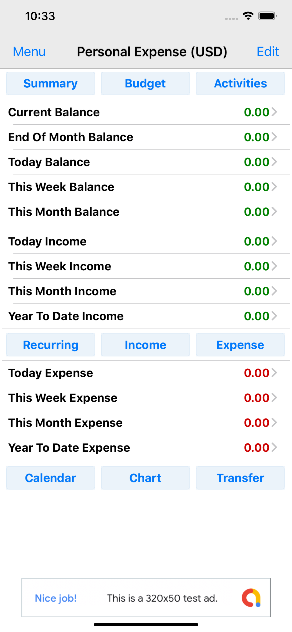 EZ Expense Manager