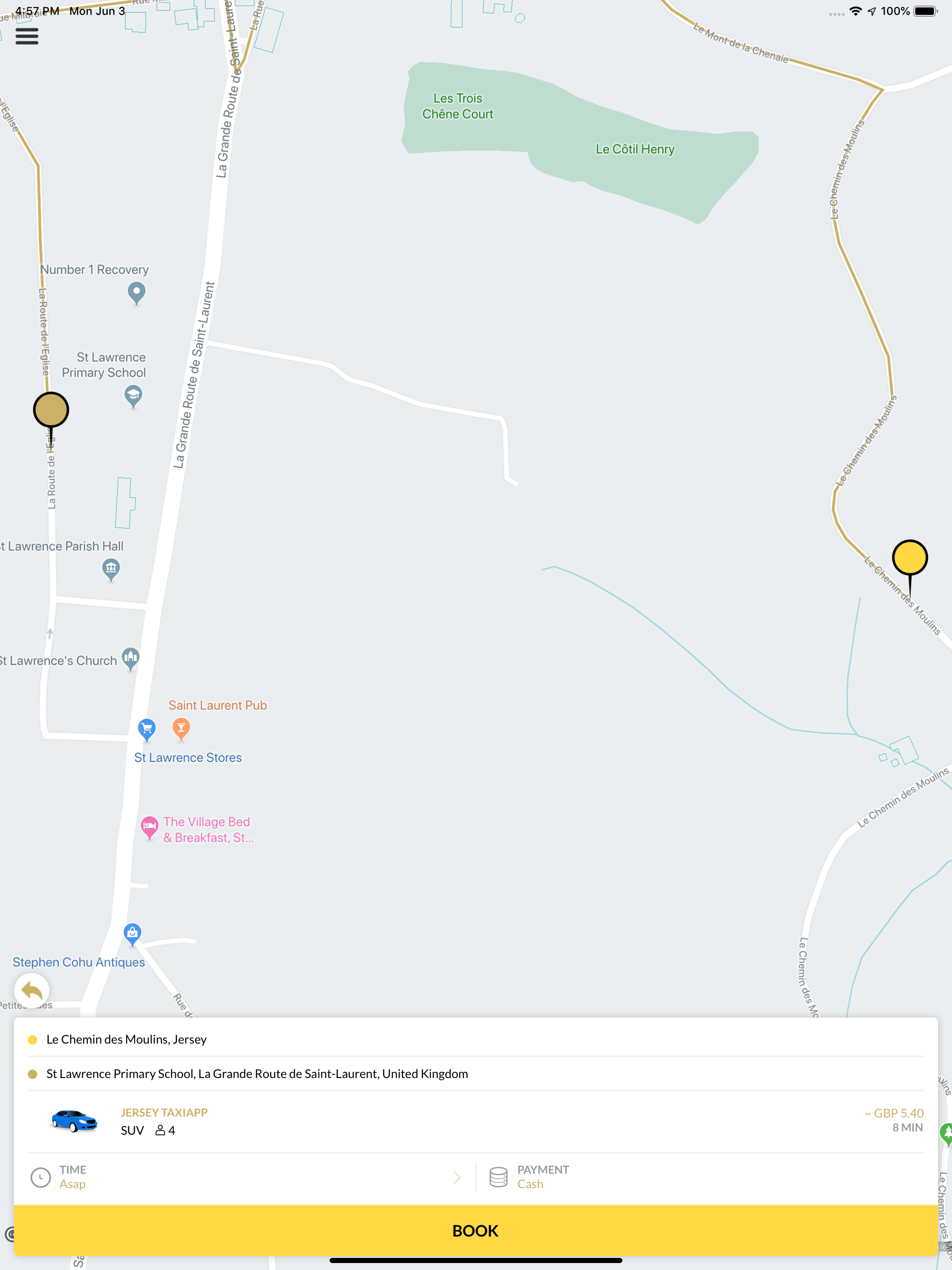 JERSEY TAXIAPP