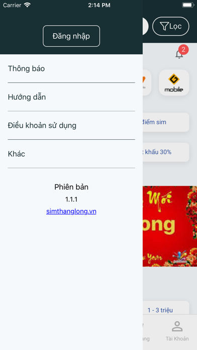 Sim số đẹp Sim Thăng Long screenshot 3