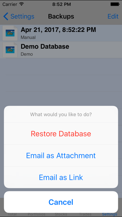 Total Return Preview iPhone screenshot 5 - Finance app