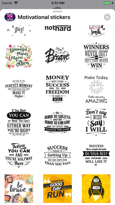 Motivational Sticker Pack Screenshot