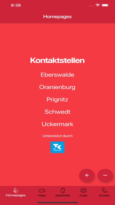 Screenshot #1 pour Selbsthilfe Brandenburg Nord