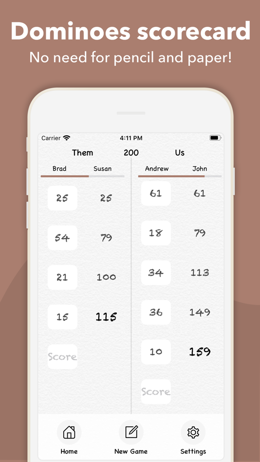 #1. Dominoes Pad & Scorecard (iOS) 由: DIGISET LLC