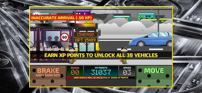 City Bus Driving Simulator 2D