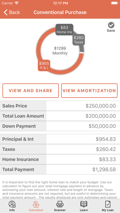 Vista Lending Mortgage App Screenshot
