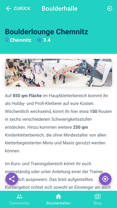 Screenshot #2 pour Boulderhallen finden