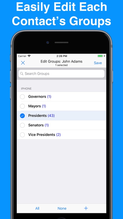 A2Z Contacts - Group Text App screenshot-4