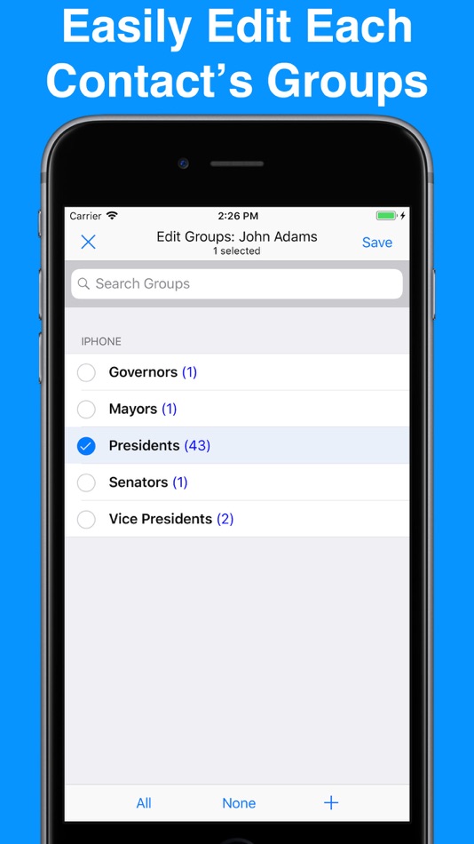 #5. A2Z Contacts - Group Text App (iOS) 게시자: Playa Apps