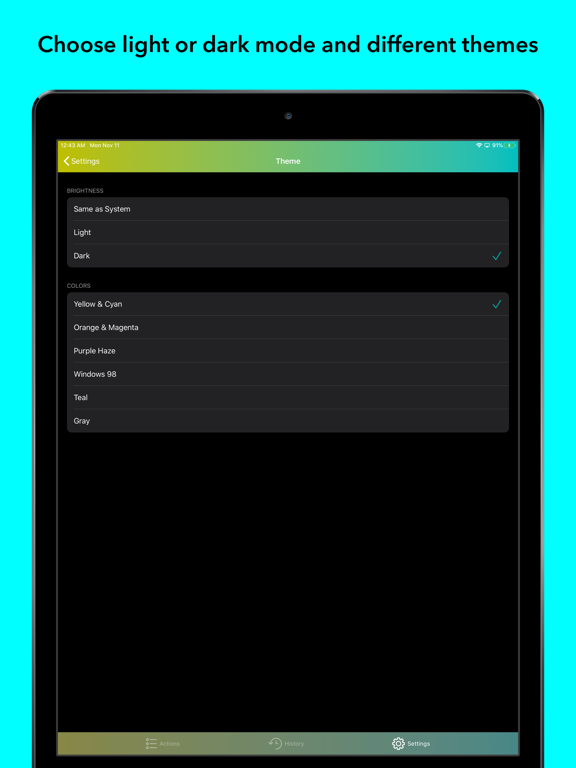When Did I…? iPad screenshot 8 - Utilities app