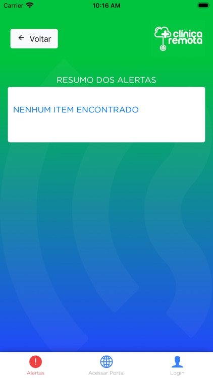 Alertas Clínica Remota