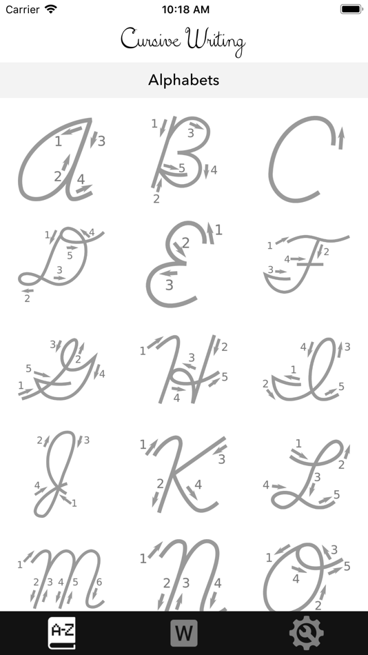 #1. English Cursive Hand Writing (iOS) 由: Bhavinkumar Satashiya