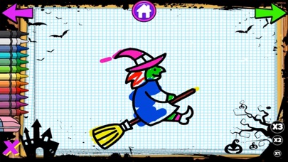 Color Objects Halloween iPhone screenshot