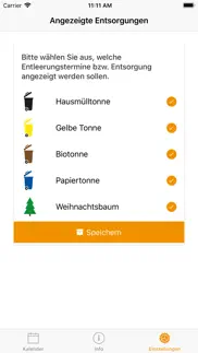 abfall-app erfurt iphone screenshot 2