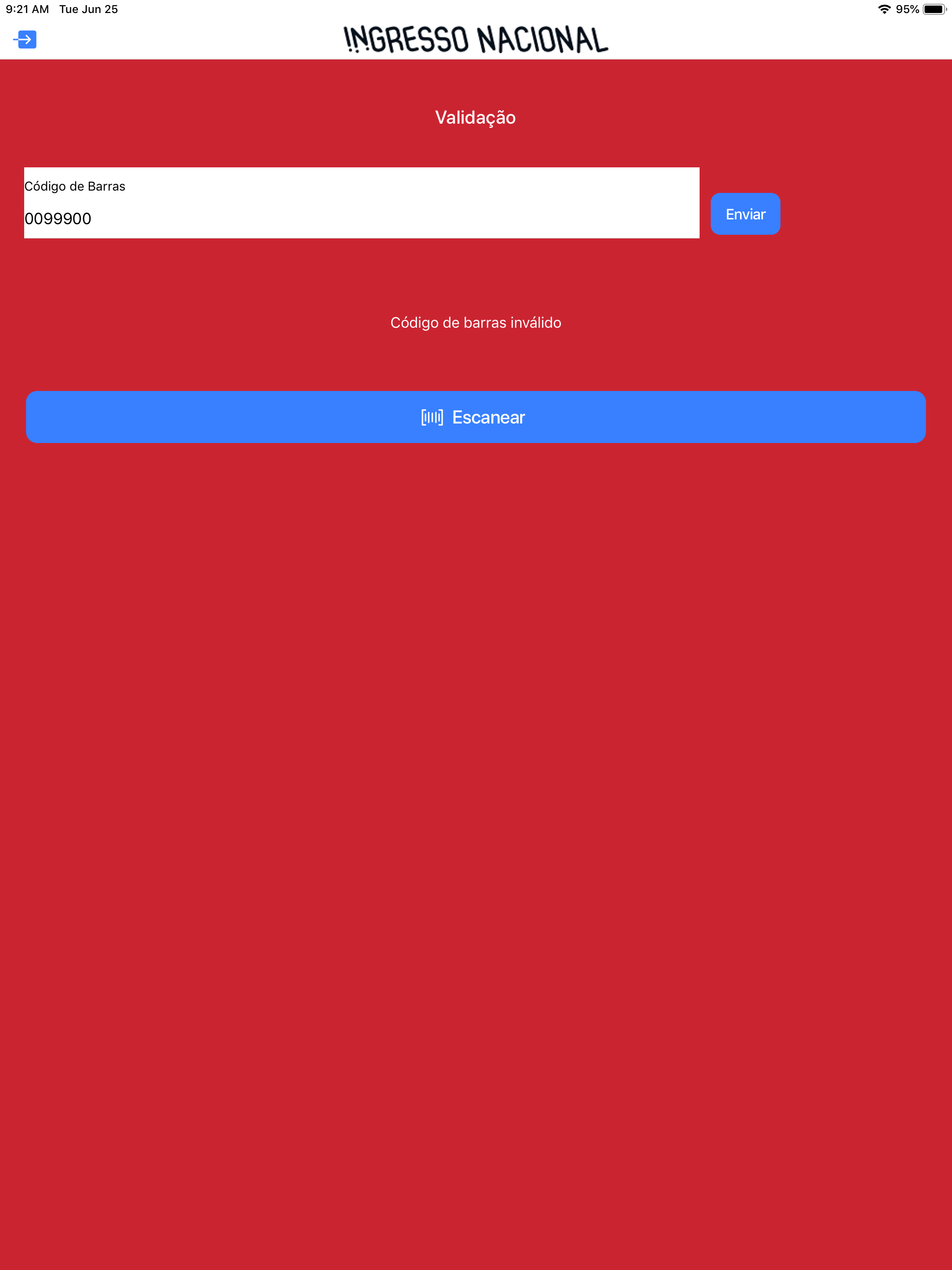Validação Ingresso Nacional screenshot 8