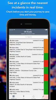 oregon roads traffic iphone screenshot 3