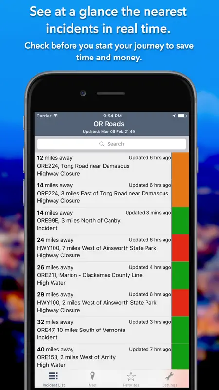 Oregon Roads Traffic screenshot 3 of 6