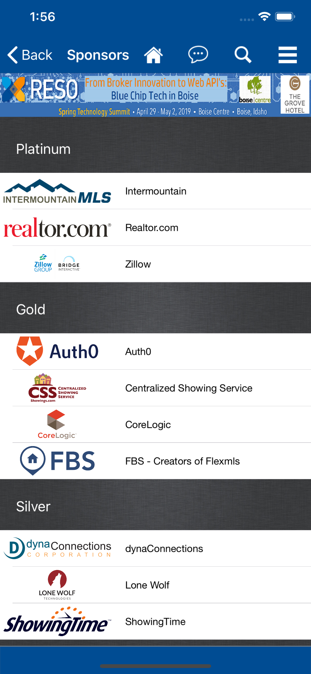 RESO Events screenshot 3