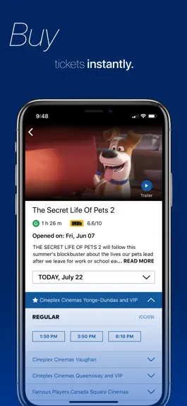 Game screenshot Cineplex Entertainment apk