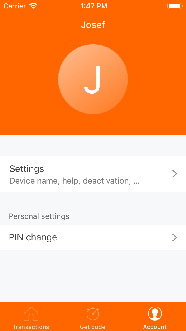 Orange Authenticator