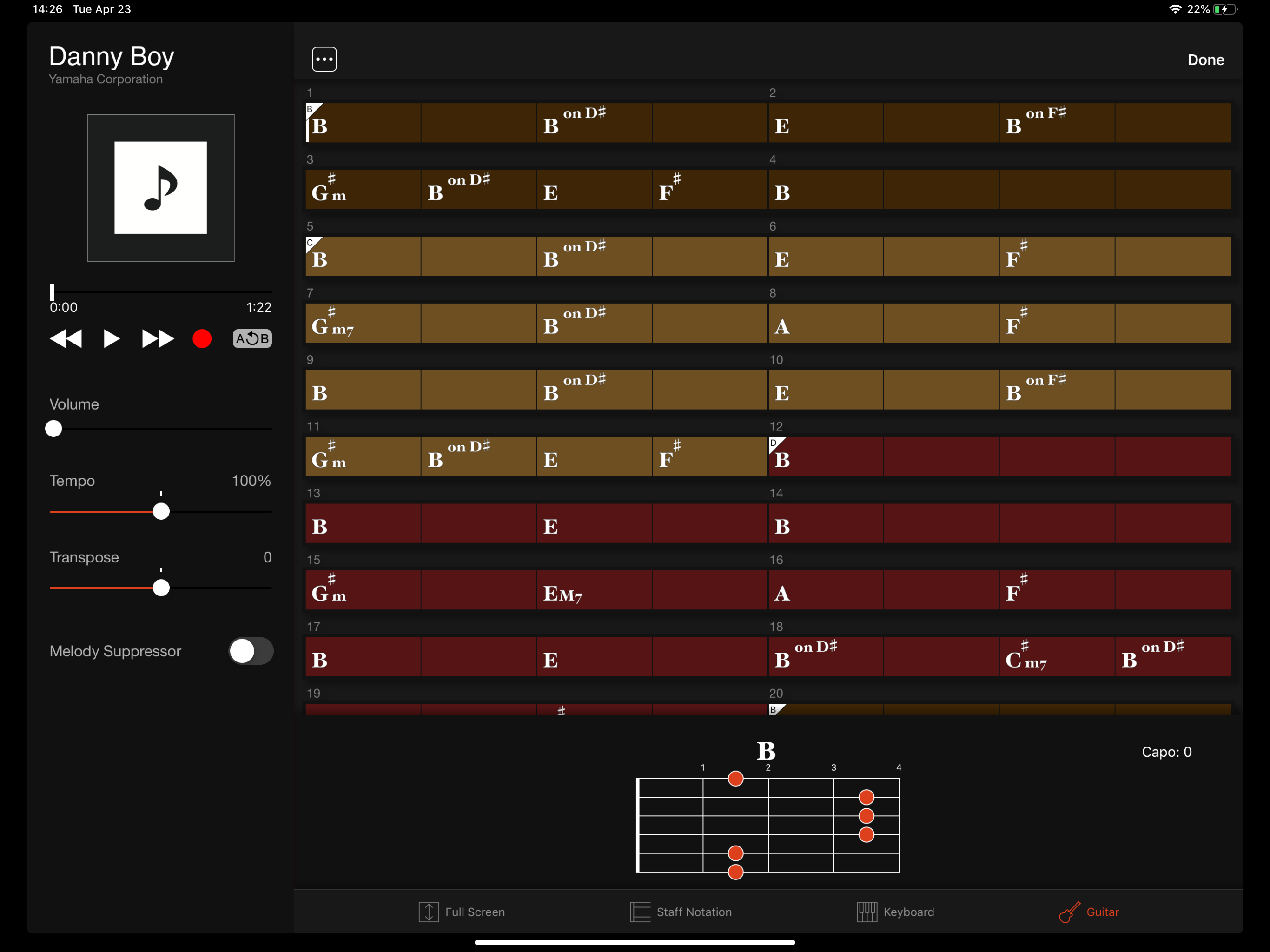 Chord Tracker - US