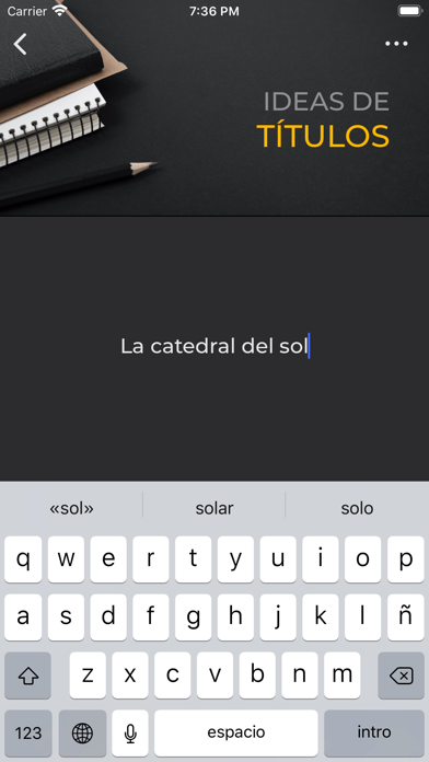 iDeas para Escribir screenshot 3
