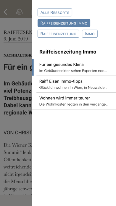 Raiffeisenzeitung Screenshot
