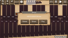 Xylophone Real: 2 mallet types screenshot