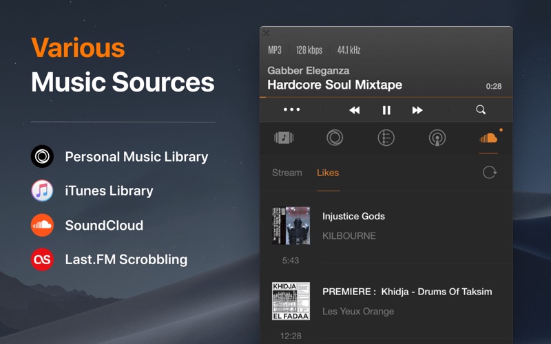 VOX: MP3 & FLAC Music Player Screenshot