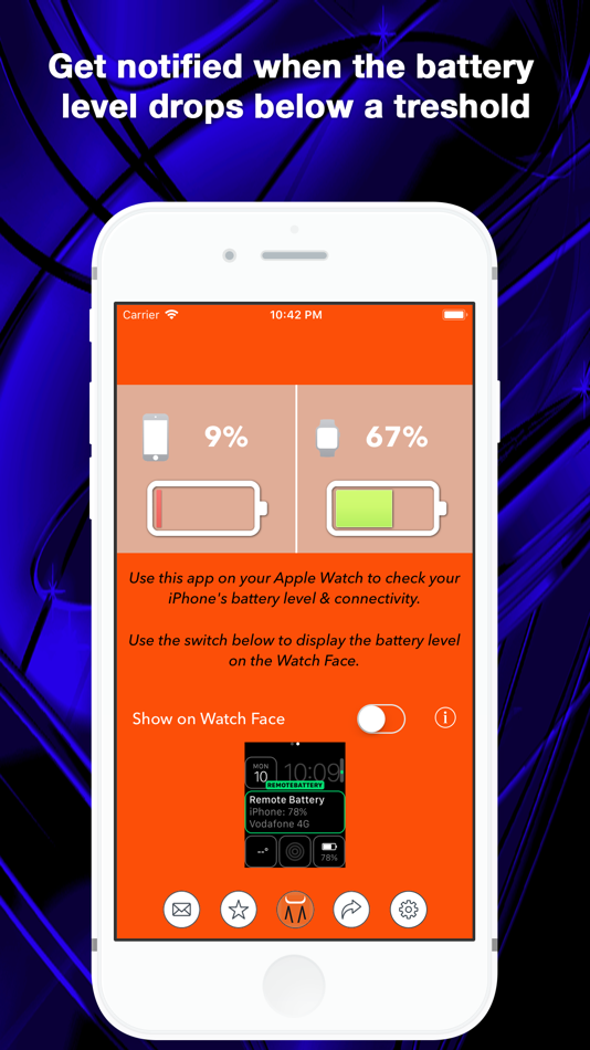 #3. Remote Battery Level for Watch (iOS) 由: Caramba App Development