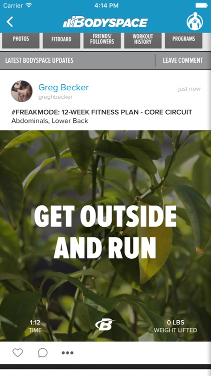 BodySpace - Social Fitness App screenshot-4