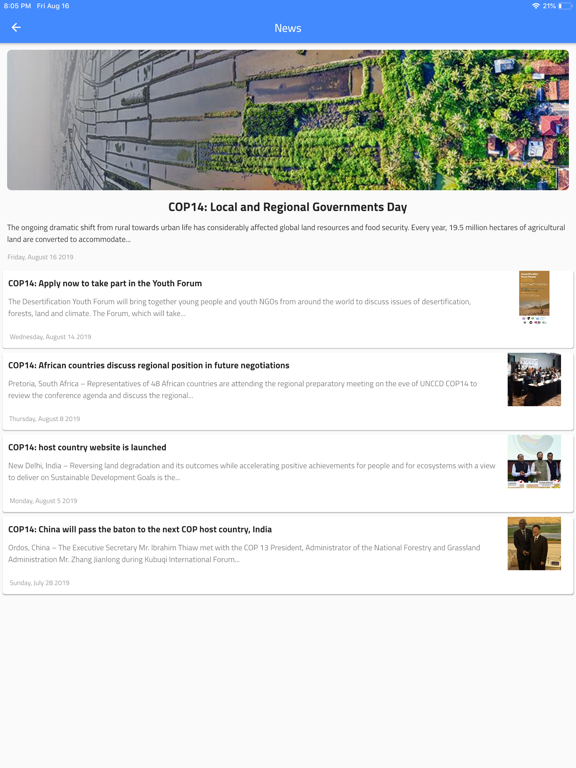 Screenshot #5 pour UNCCD Conference