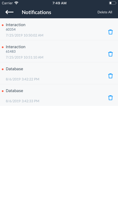 Talisma CRM iPhone screenshot