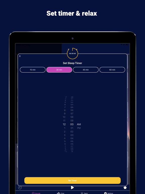 TinAid - Tinnitus Masker iPad screenshot 5 - Medical app