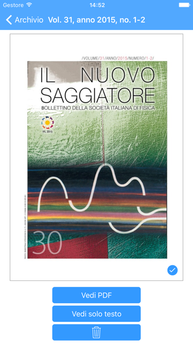 Il Nuovo Saggiatore Screenshot