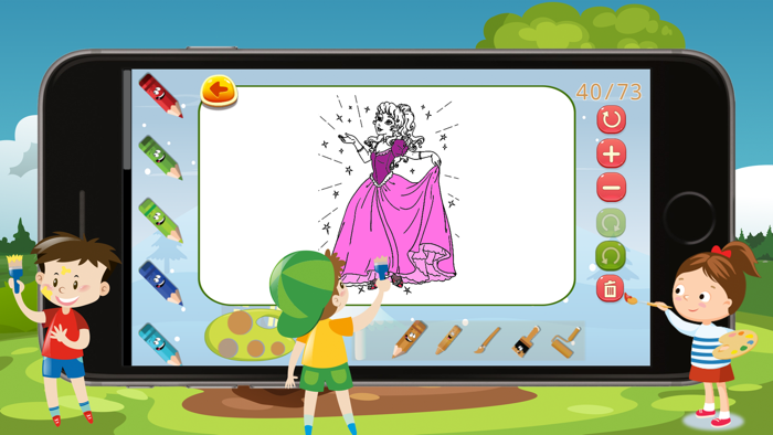 PrincessColoringBooksLearning