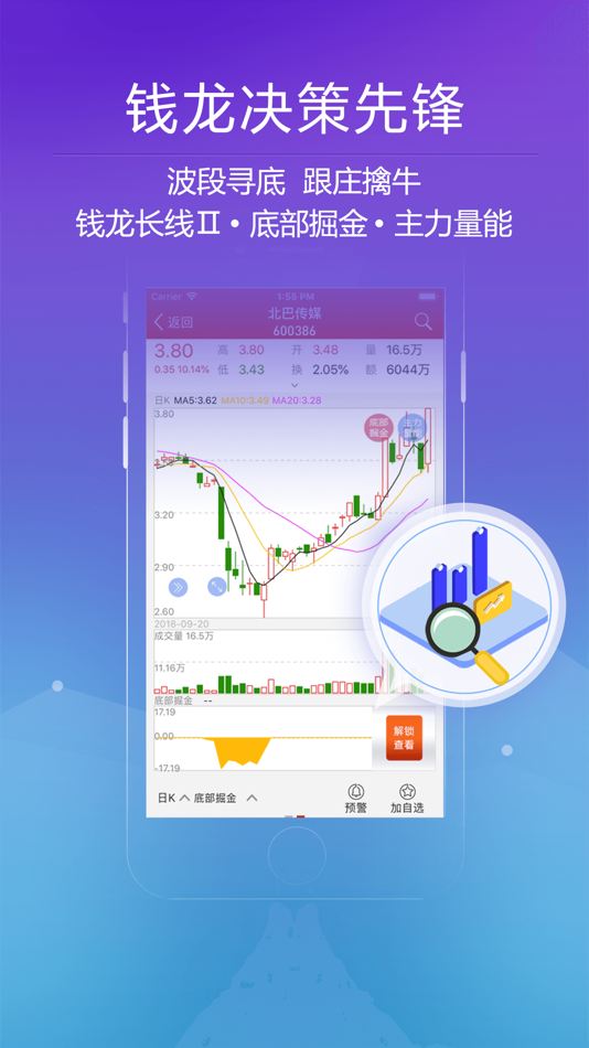 #3. 钱龙-股票分析,专业盯盘 (iOS) 由: SHANGHAI QIANLONG ADVANCED TECHNOLOGY CO.,LTD