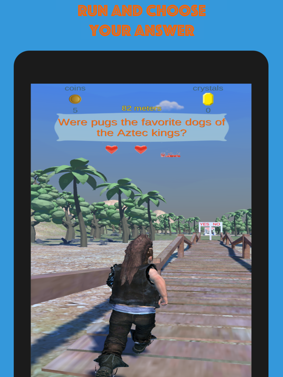 Choose: 3D Running Trivia iPad screenshot