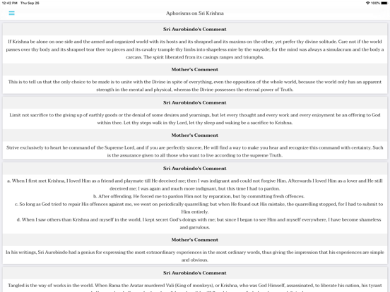 Bhagavad Gita - Sri Aurobindo iPad screenshot 7 - Book app