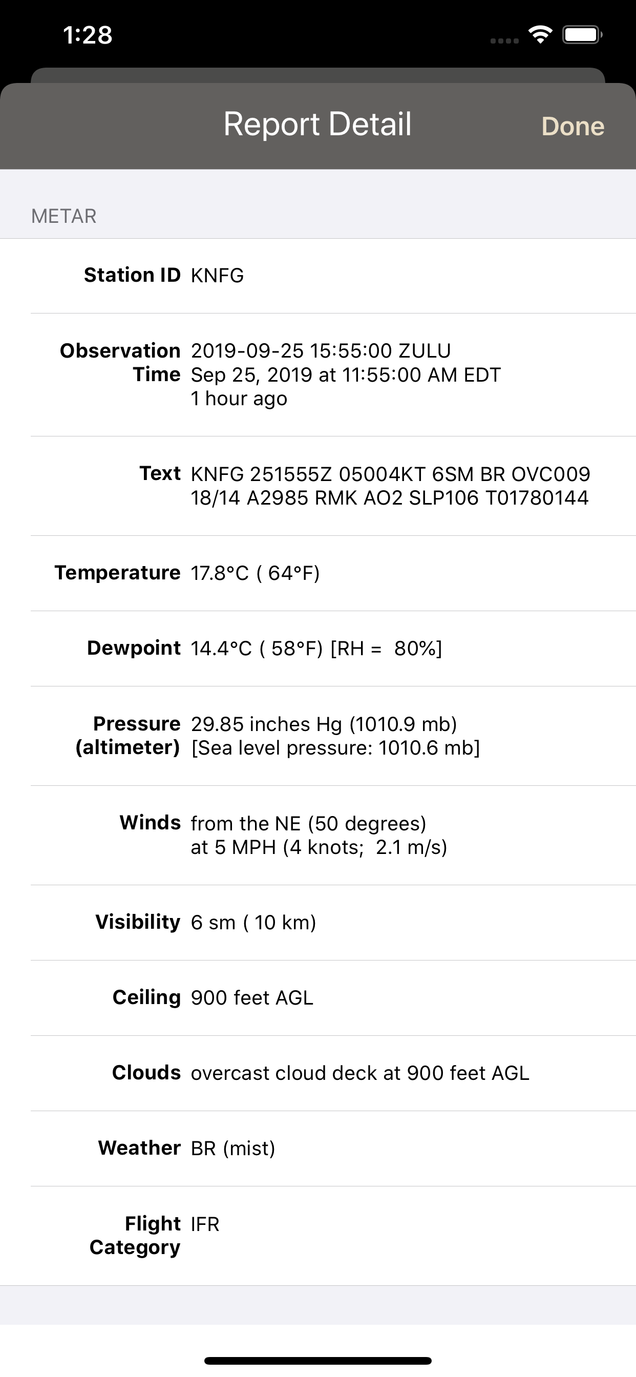 METARs Aviation Weather screenshot 5