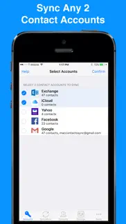 contact mover & account sync iphone screenshot 1